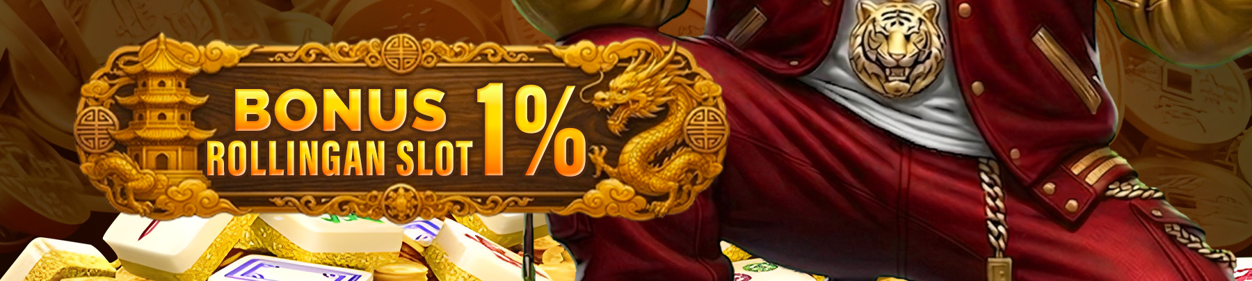BONUS ROLLINGAN UP TO 1% (SLOT ONLINE)